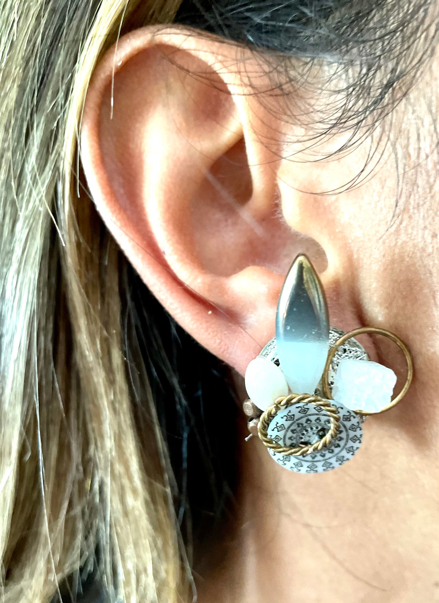 Boucles d'oreilles clip CHARLINE