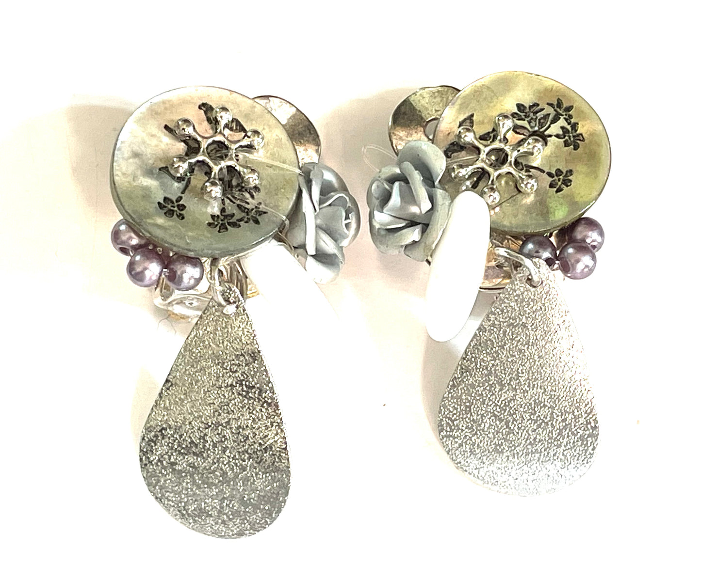 Boucles d'oreilles clip NACRY