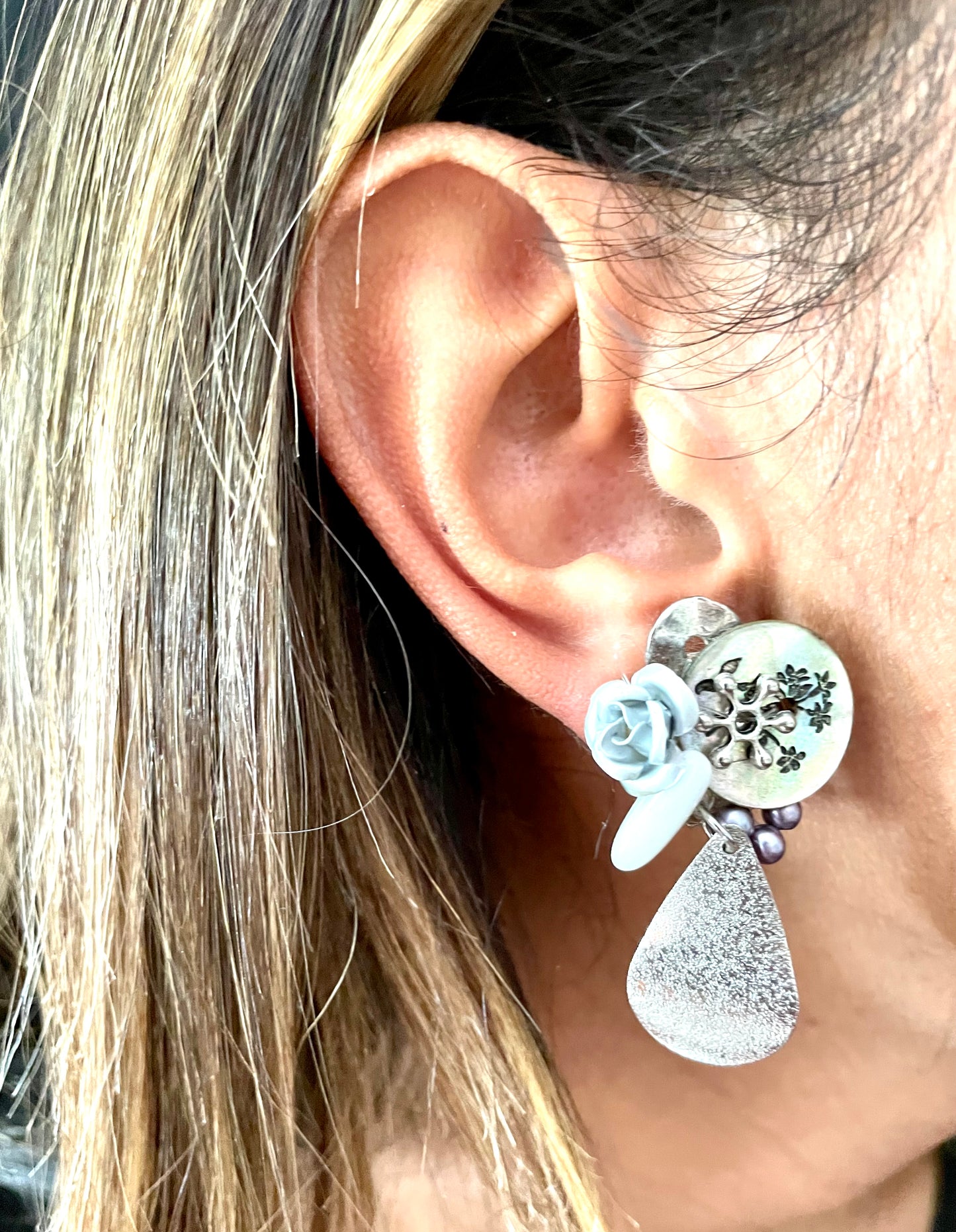 Boucles d'oreilles clip NACRY