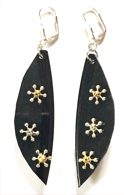 Boucles d'oreilles  vinyle  JANIS