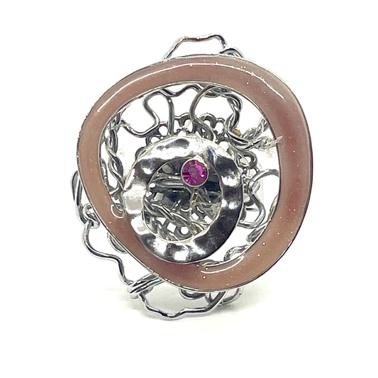 Bague réglable SOTY chromé