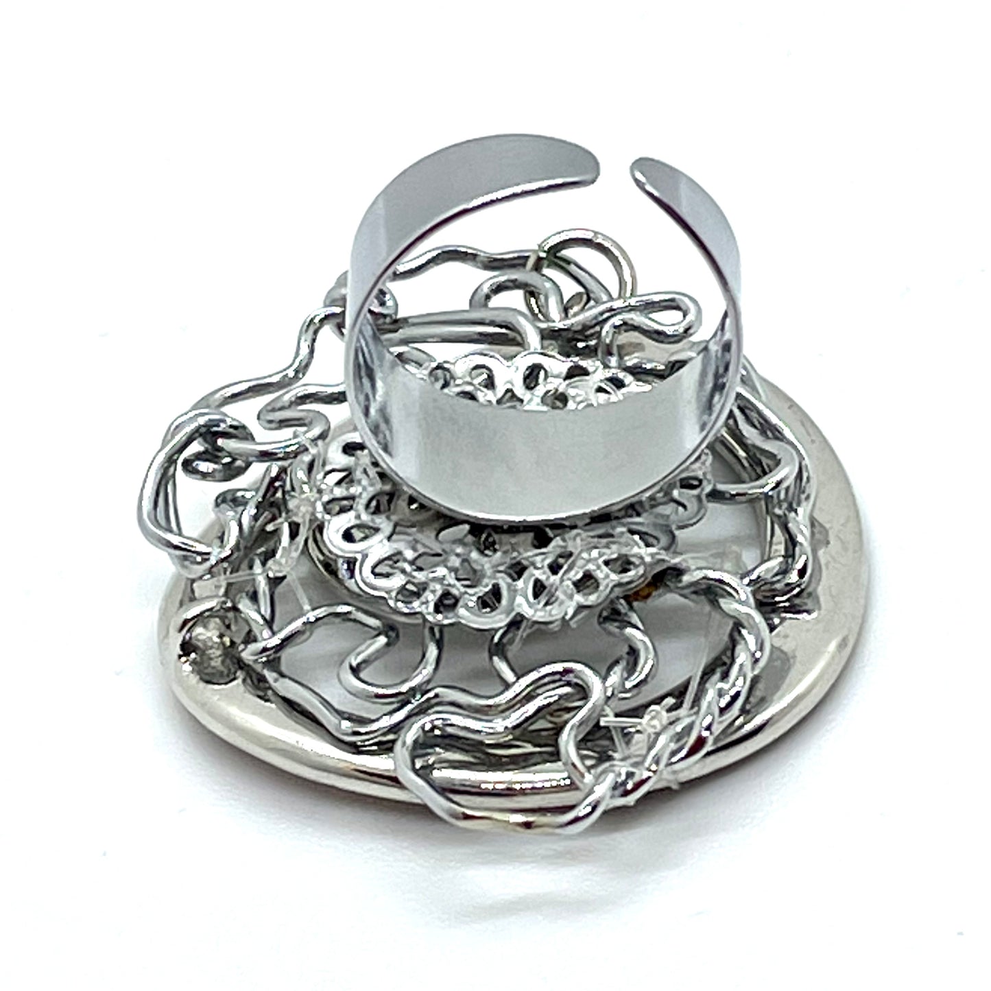 Bague réglable SOTY chromé