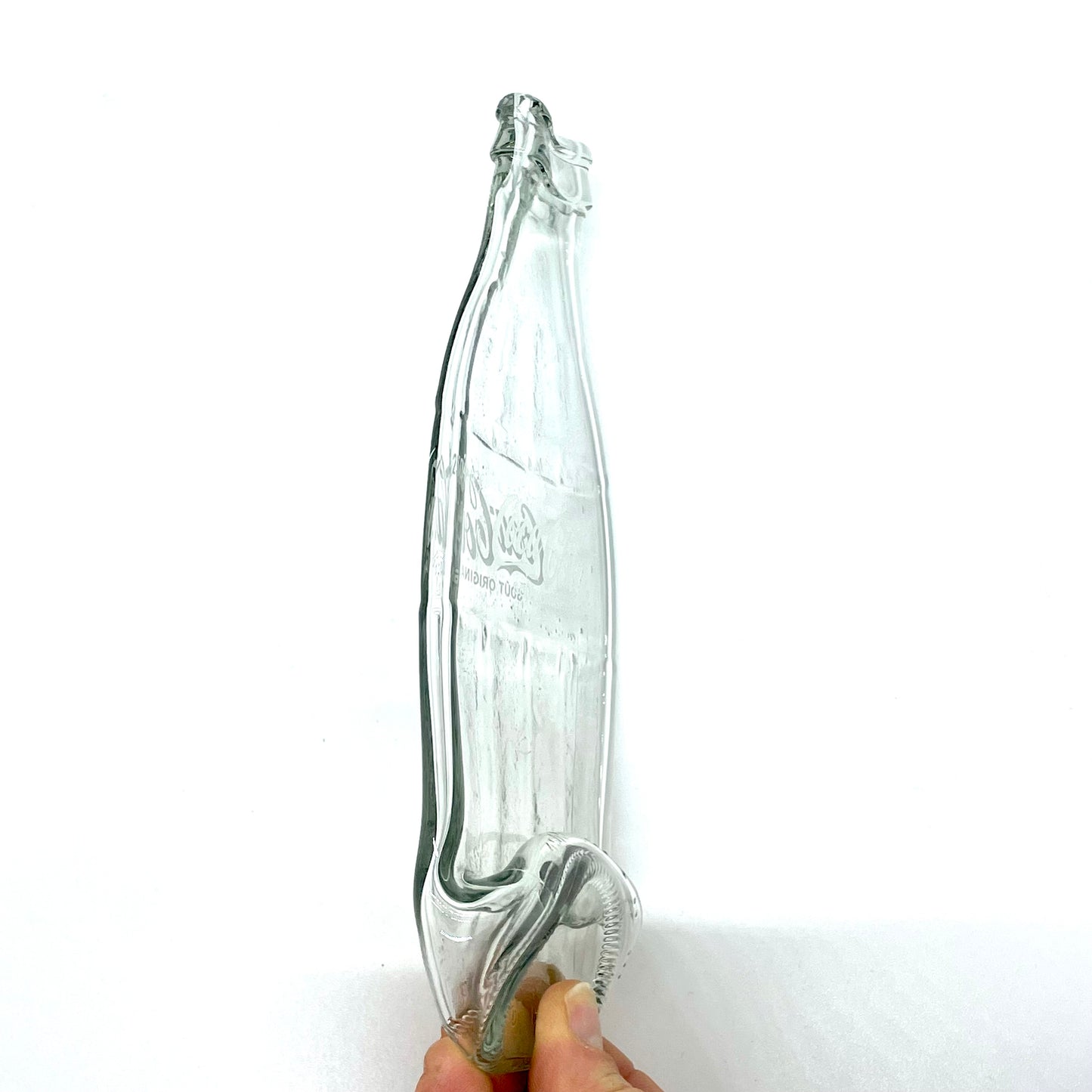 Bouteille mini COCA COLA verre fondu