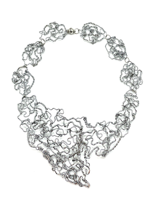 Collier PECTORAL MUSE CHROME BRILLANT