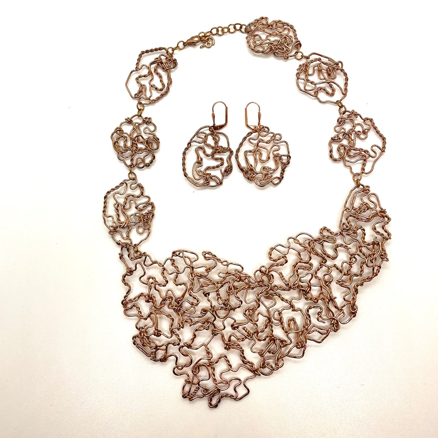 Collier PECTORAL MUSE CUIVRE