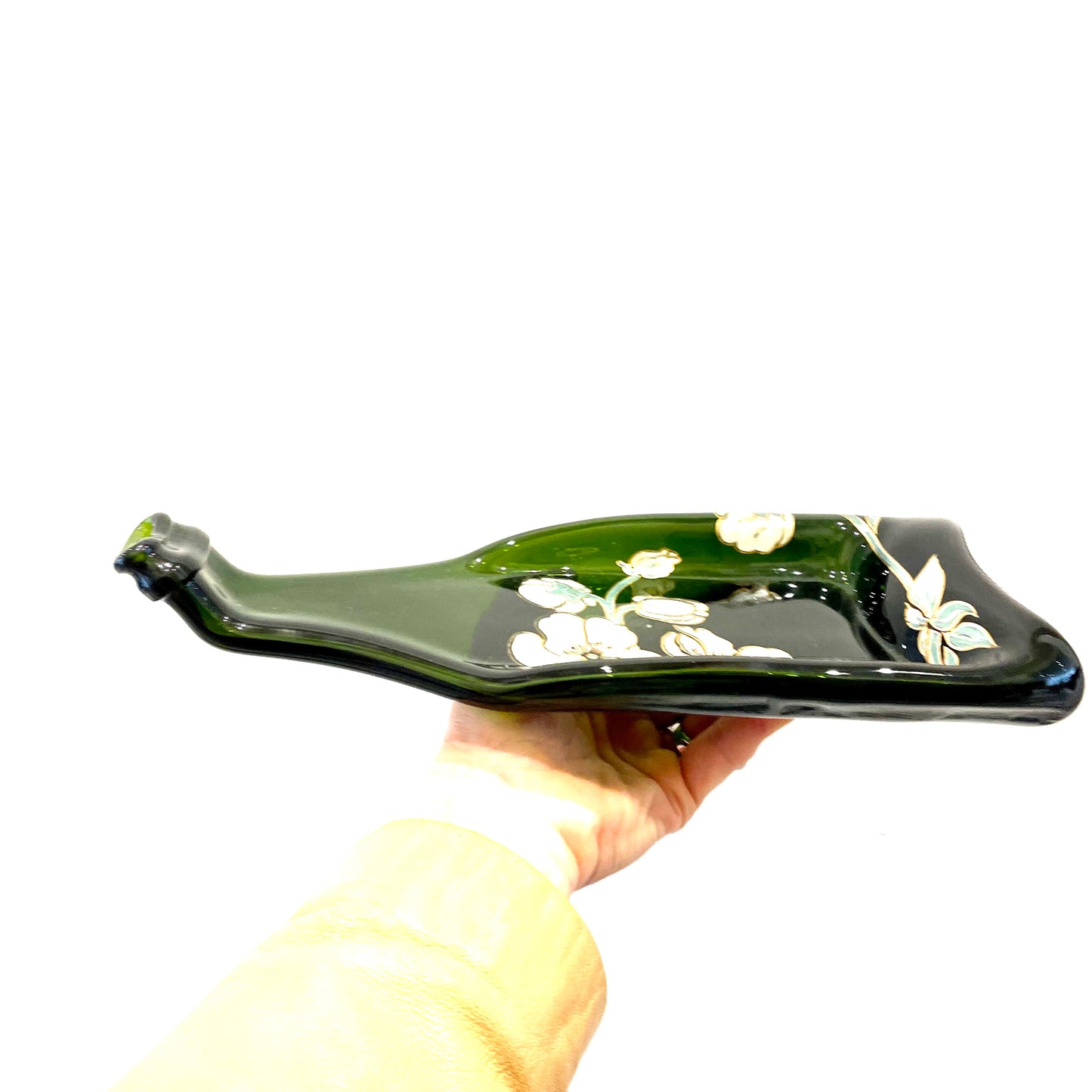 BOUTEILLE DE CHAMPAGNE EN VERRE FONDU