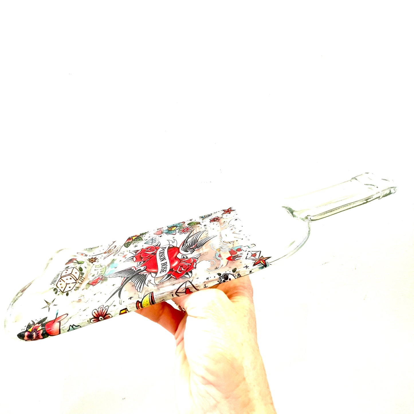 BOUTEILLE EN VERRE FONDU