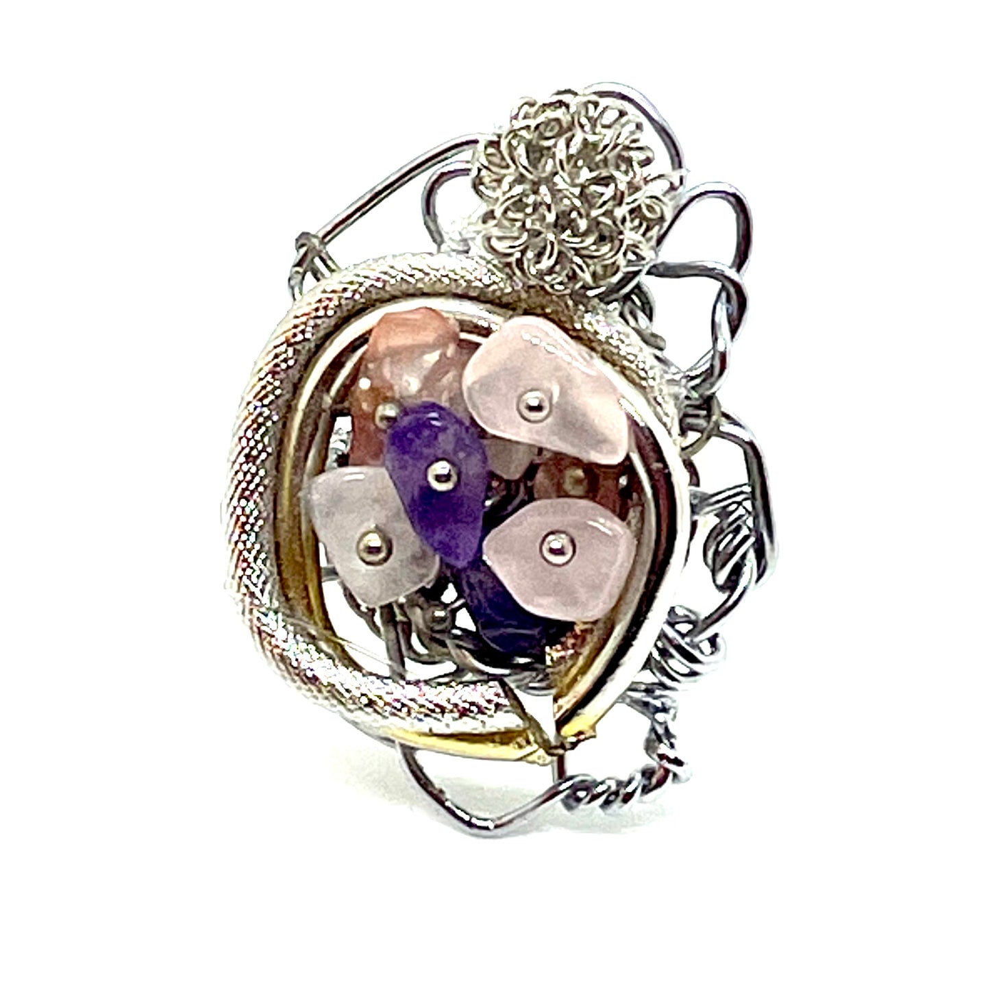 Bague réglable AMITY chrome