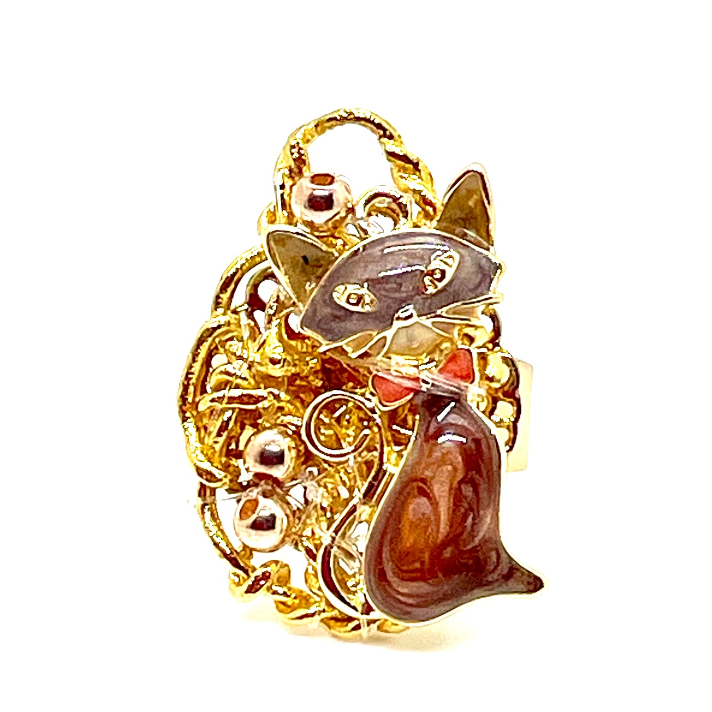 Bague réglable GIPSY dorée or fin