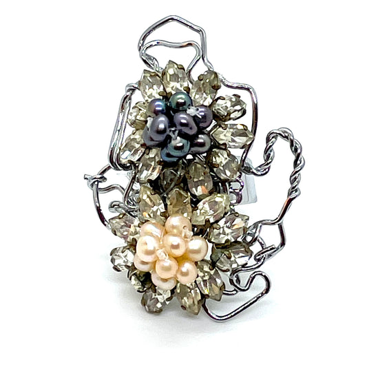 Bague  PEARLY réglable