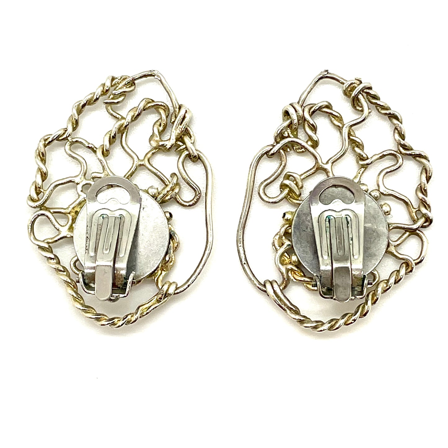 MUSE silver clip earrings